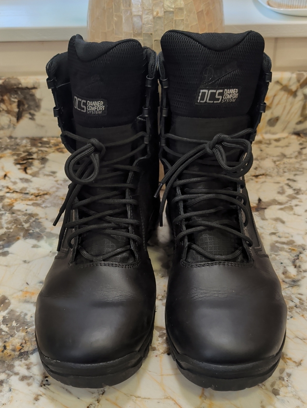 Danner LOOKOUT Side-Zip 8" Black Tactical Boots Men's Size 15 EE